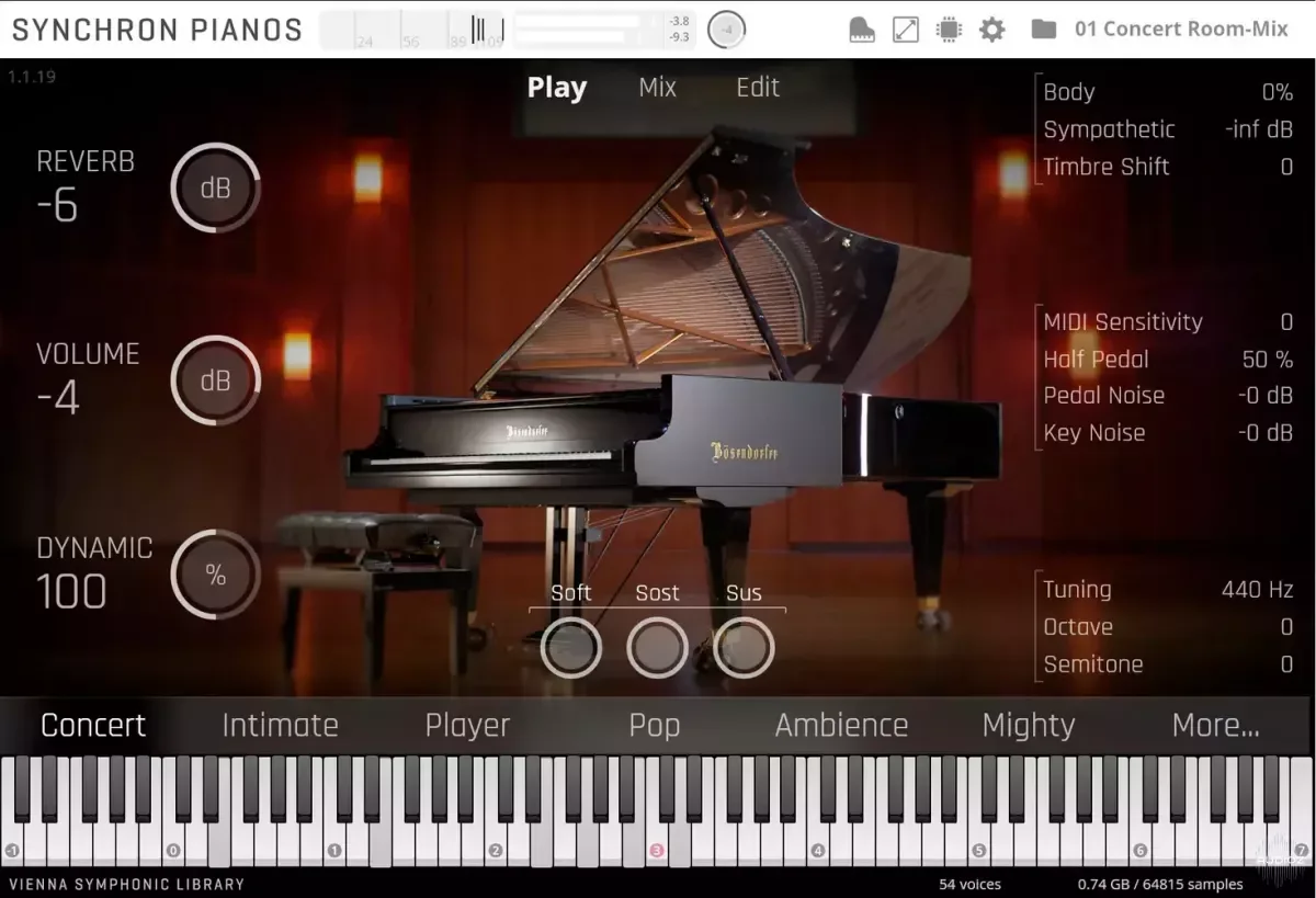 Vienna Symphonic Library - Synchron Bosendorfer Imperial v1.2.3 KONTAKT