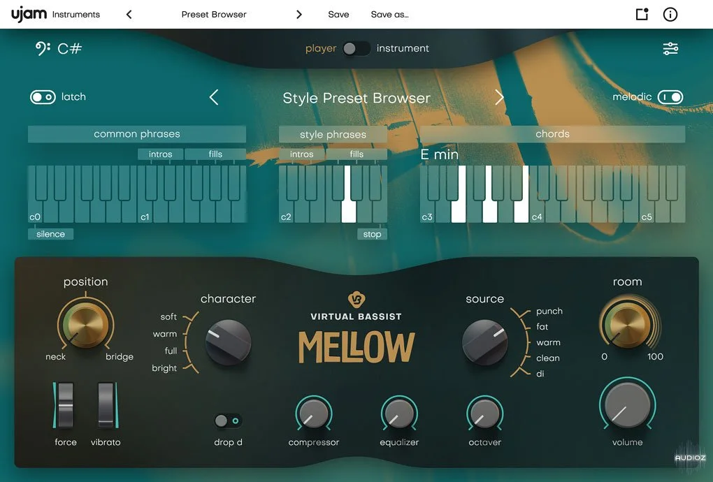 UJAM Virtual Bassist MELLOW v1.0.1 macOS-iND