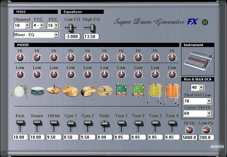 Denis Eismann - SuperDrumFX x32 VST WiN [free]