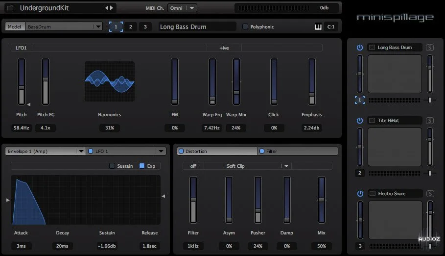 AudioSpillage - MiniSpillage AU OSX [free]