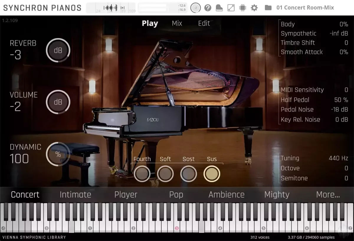 Vienna Symphonic Library - Synchron Fazioli F308 v1.2.3 KONTAKT