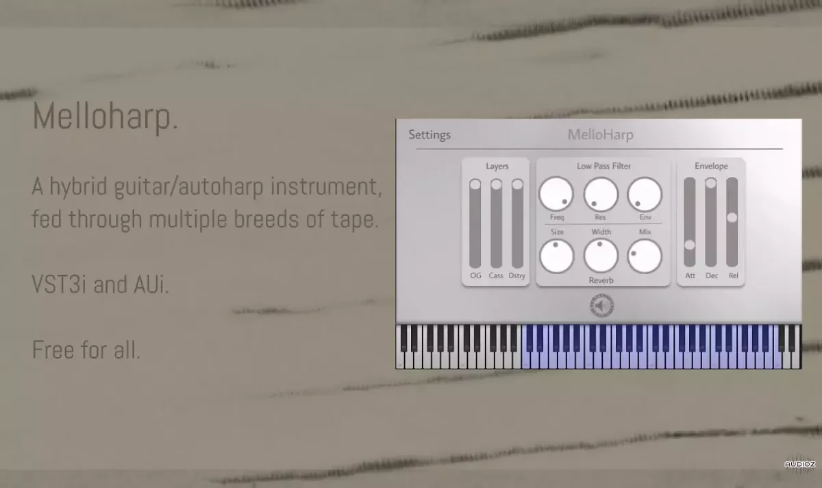 Blanketfort Audio Melloharp v1.0.0 VSTi AUi WiN macOS [FREE]