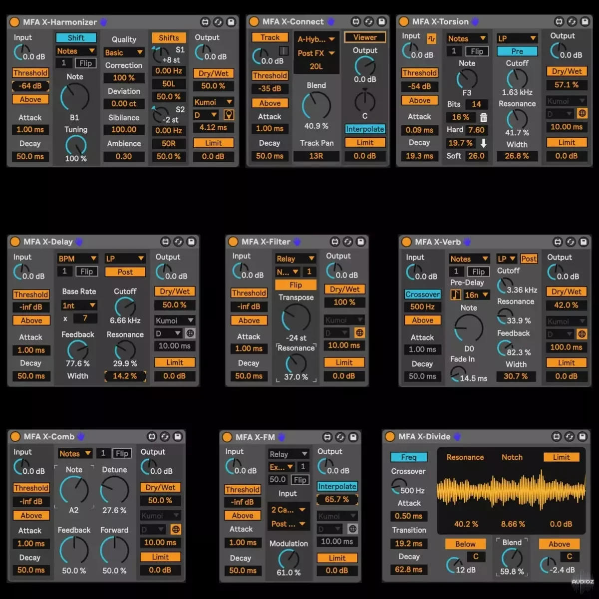 Manifest Audio Max Audio FX Bundle (Max for Live Device)
