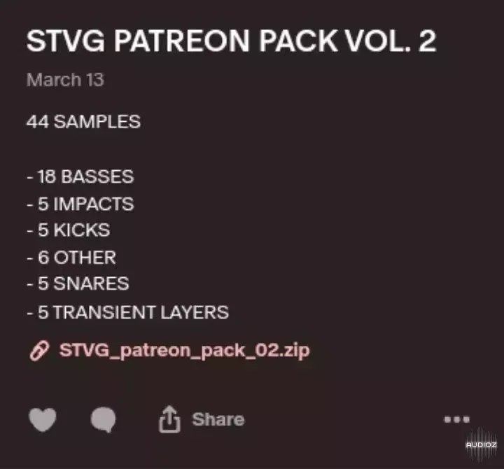 STVG Patreon Pack Vol.2 WAV-JM