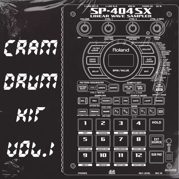 Evil Cram - Drum Kit Vol 1-3-Keyo