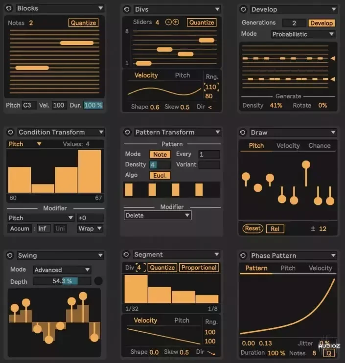 MIDI Tools Volume One by Philip Meyer (Max for Live Device)