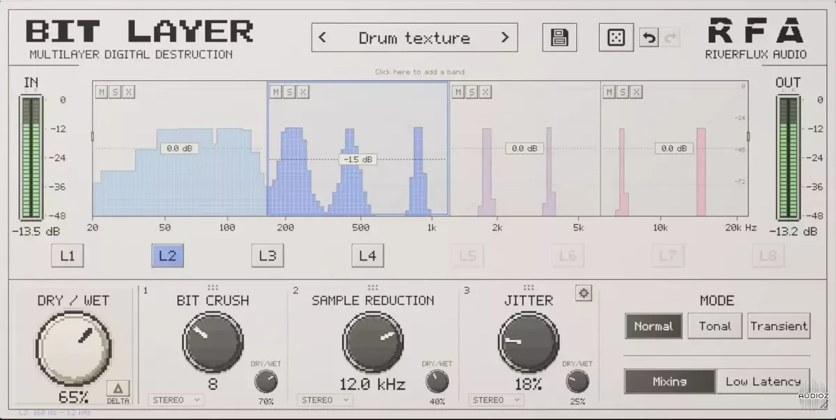 Riverflux Audio Bit Layer v0.5.9 VST3 CLAP AU WiN MAC LiNUX [FREE]