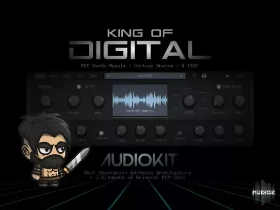 AudioKit Pro King of Digital Hybrid Synth v1.2 for iPhone iPad [iOS]