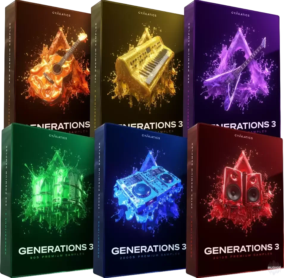 Cymatics GENERATIONS 3 WAV MIDI-GTA