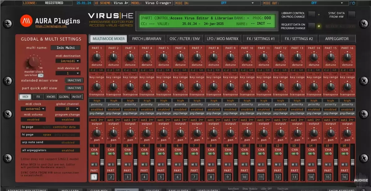 Aura Plugins Access Virus Editor v25.1.24 WiN MAC Incl. Keygen-sneakz