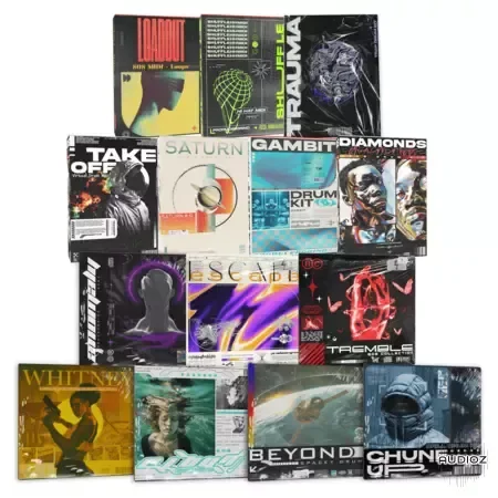 ProducerGrind The 'RARE' Industry Drum Kit Bundle Vol 2 WAV MiDi-FANTASTiC