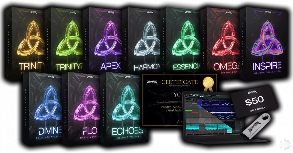 MOONBOY TRINITY Production Suite WAV MIDI SERUM FLP ALP-GTA