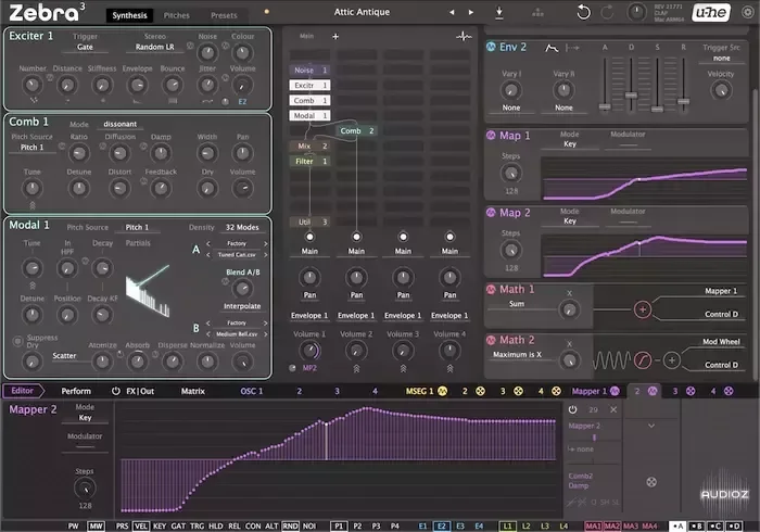 Heckmann Audio - u-he Zebra3 v3.0.1.22165 - V.R