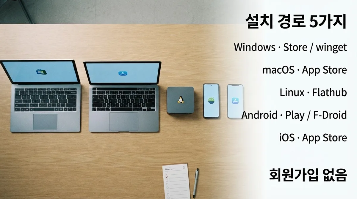 LocalSend 다운로드, 기기별 설치 경로 정리