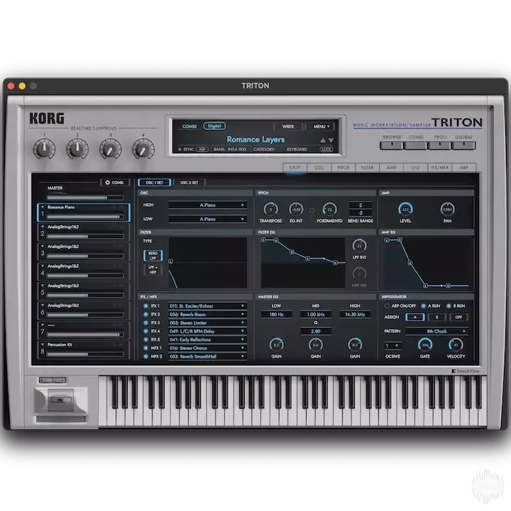KORG Software TRITON v1.4.7 U2B Mac [MORiA]