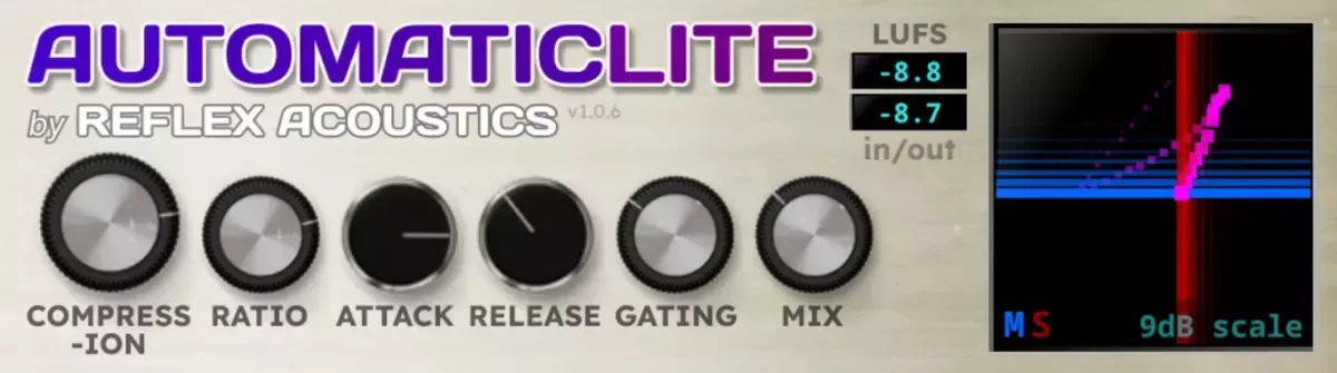 Reflex Acoustics AutomaticLite v1.0.6 VST3 AU AAX WiN MAC [FREE]