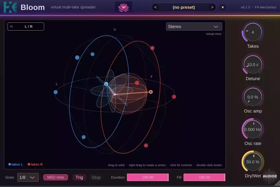 FX-Mechanics Bloom v0.1.0 STANDALONE VST3 AU WiN MAC LiNUX [FREE]