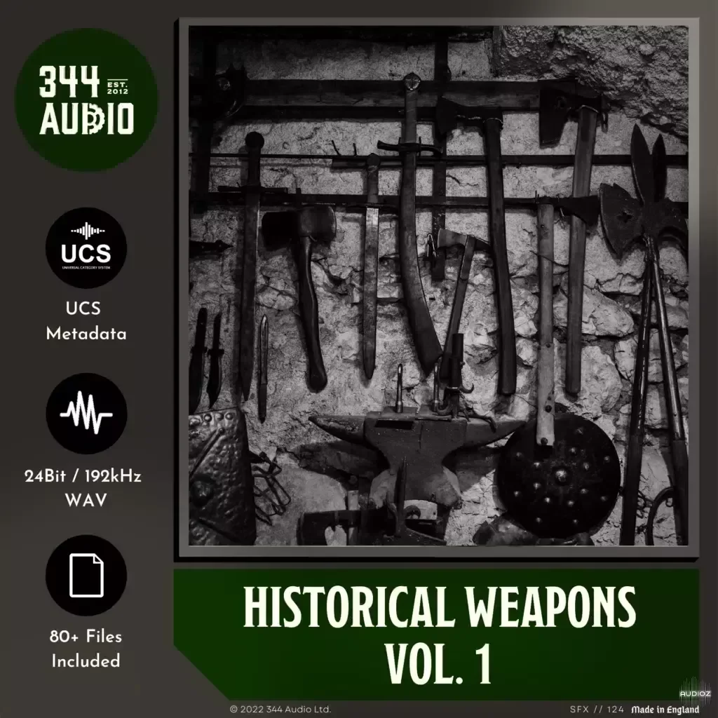 Sonniss Historical Weapons Vol. 1 WAV 192KHz [FREE]