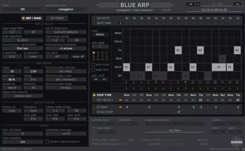 OMG Instruments BlueARP v2.8.8c VST VST3 AU WiN MAC [FREE]
