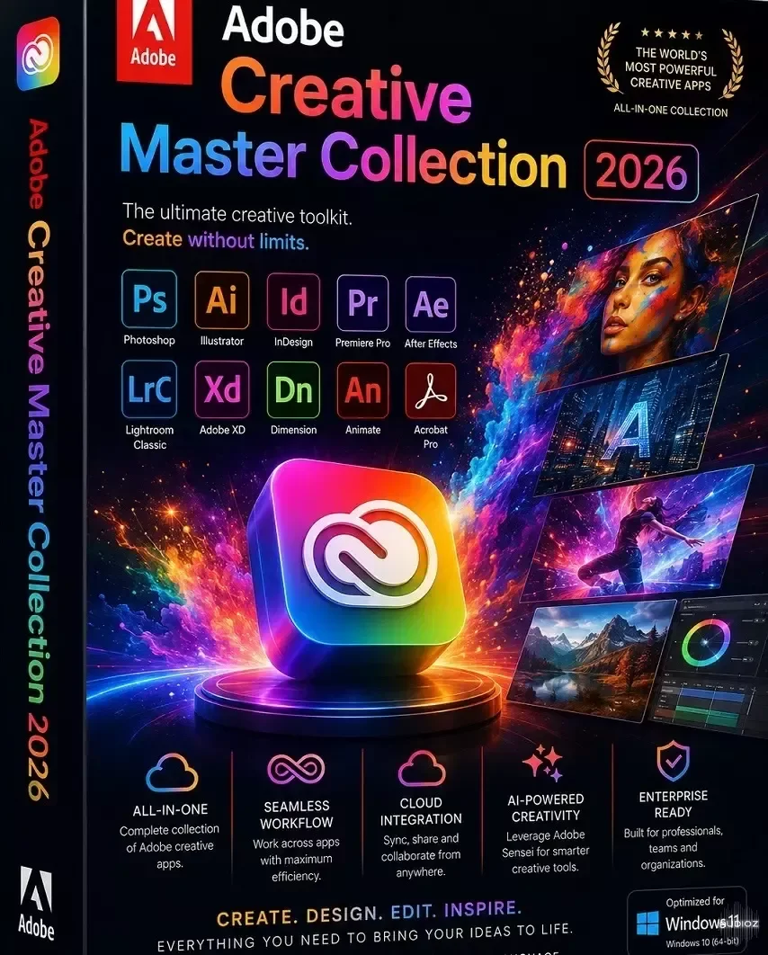 Adobe Creative Master Collection 2026 v24.08.2026 (x64) Multilingual