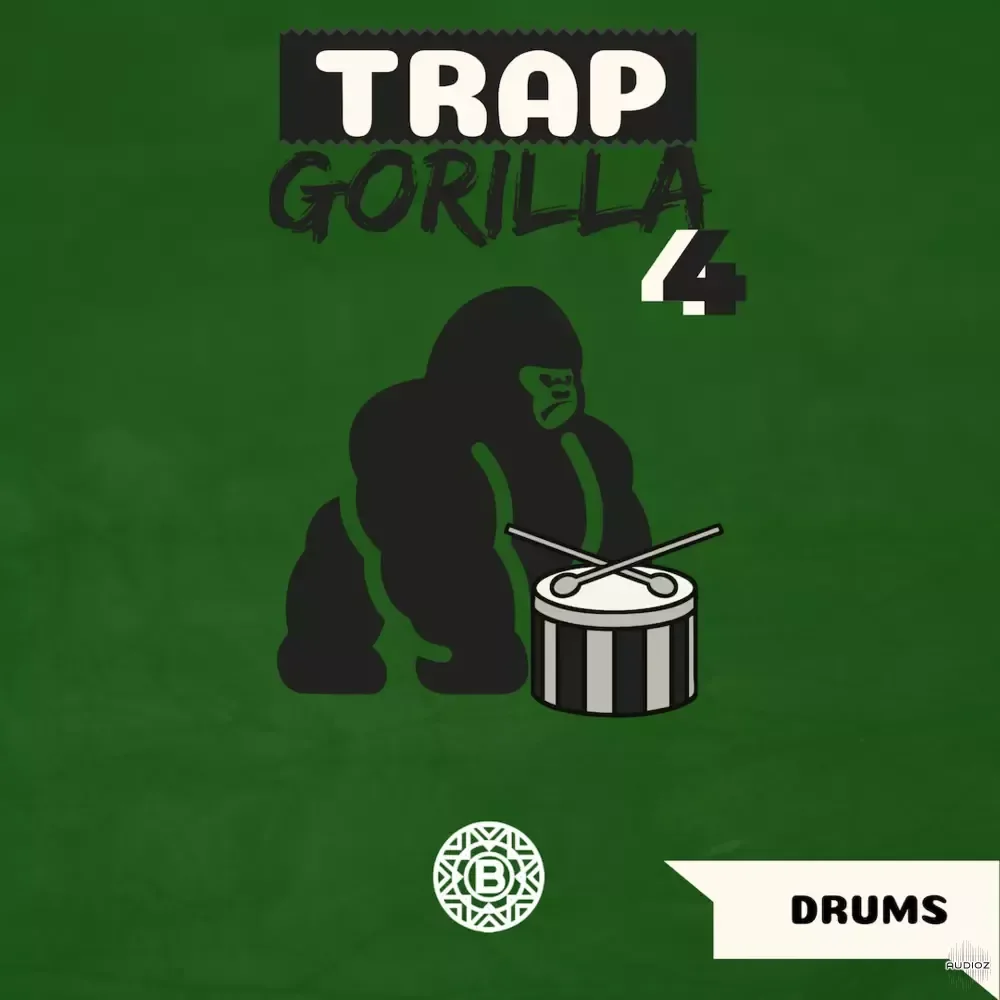 Braumah Beats Trap Gorilla Drums 4 WAV MiDi-FANTASTiC