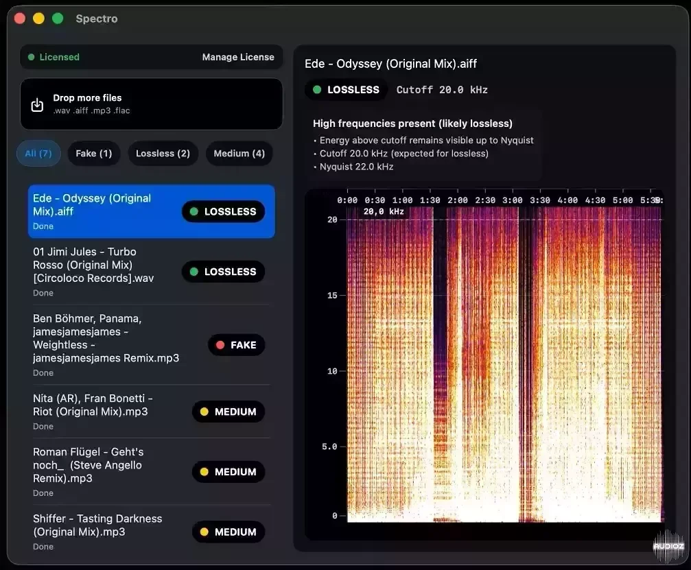 Spectro 1.6 macOS U2B [EDiSO]