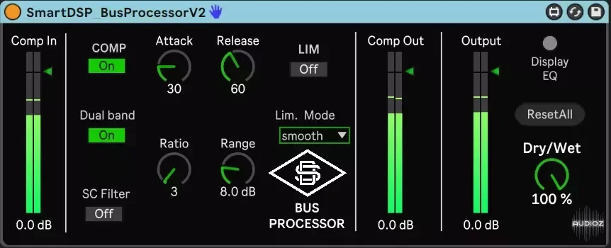 Smart DSP Bus Processor v2 Max for Live device
