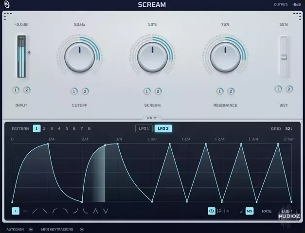 Cure Audio Scream v1.0.11 VST3 CLAP AU WiN MAC [FREE]