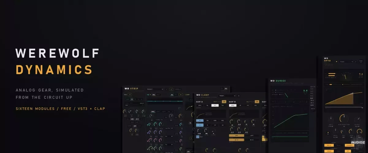 Werewolf Dynamics Plugins Bundle v0.6.2 VST3 CLAP AU WiN MAC [FREE]