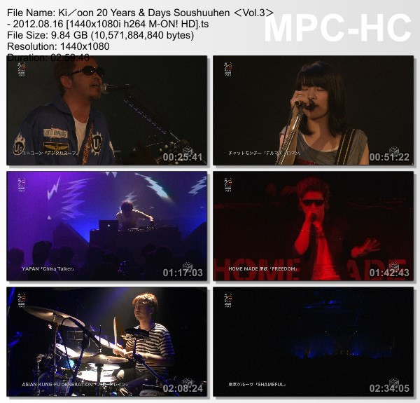 キューン20 イヤーズ＆デイズ 総集編 ＜Vol.3＞ (M-ON! HD 2012.08.16)