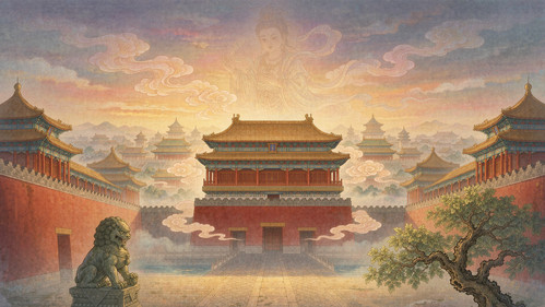 八臂哪吒城·意象