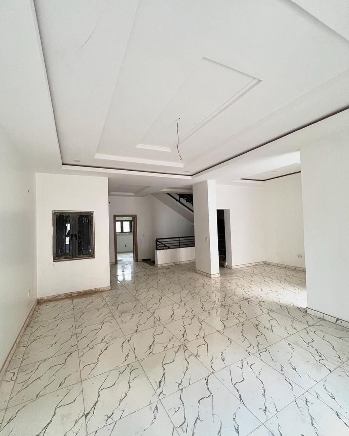 Katampe Extension Residential Terrace Project - Side elevation view 7