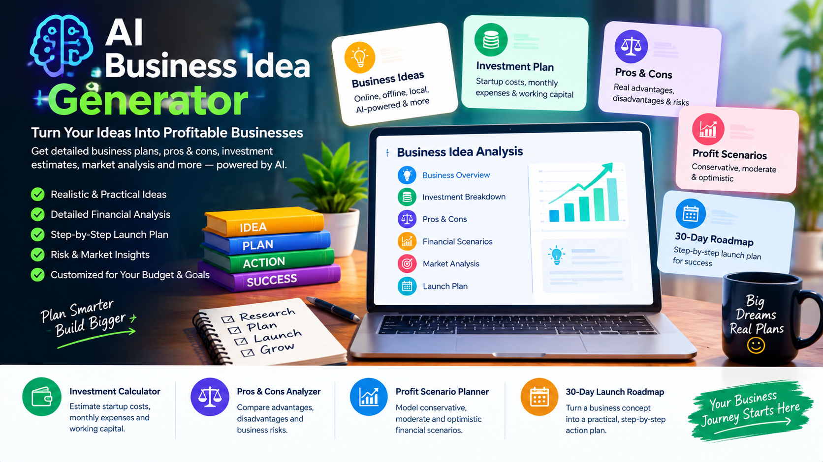 Business ideas in just one prompt