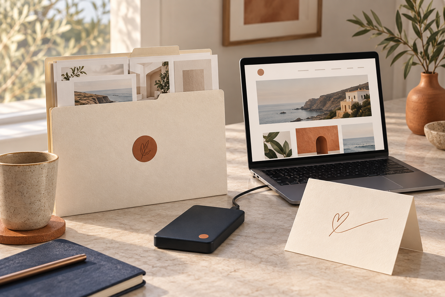 Static site handoff materials