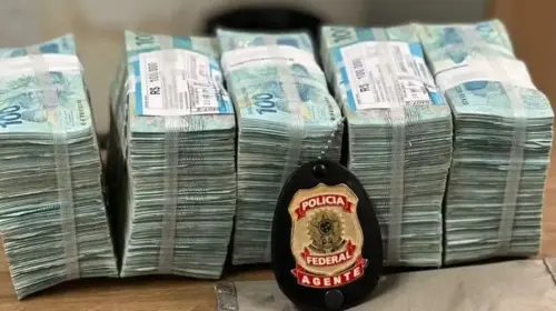 PF apreende R$ 600 mil em espécie durante operação contra crimes eleitorais em Niterói