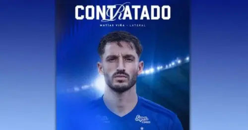 PODE GANHAR A VAGA? Viña chega ao Cruzeiro com promessa de competitividade na lateral esquerda