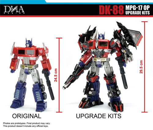 DNA Design DK 88 Upgrade Kits For MPG 17 Optimus Prime 02