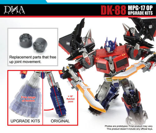 DNA Design DK 88 Upgrade Kits For MPG 17 Optimus Prime 04