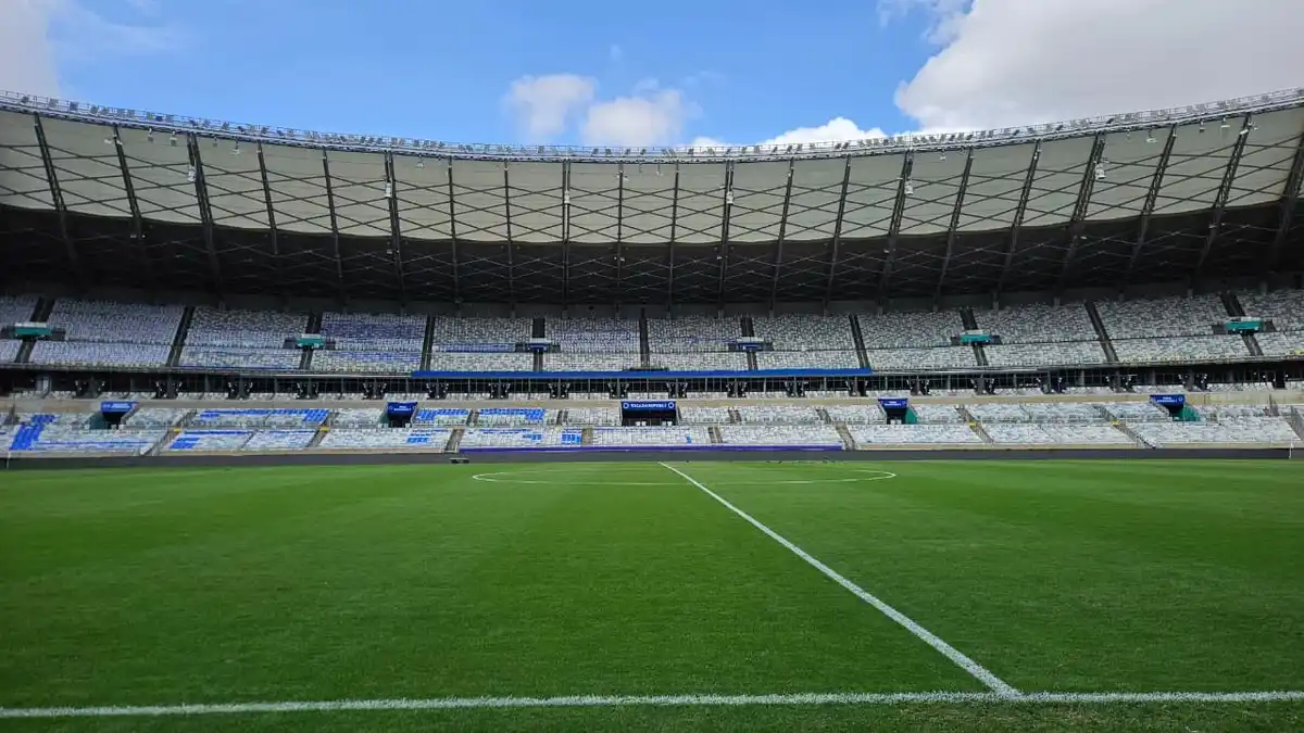 Mineirão se prepara para a Copa do Mundo Feminina com gramado híbrido exigido pela FIFA
