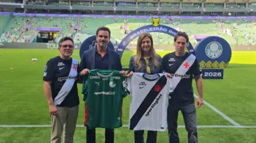 CONFLITO DE INTERESSES? Cena de Leila e Lamacchia no Palmeiras x Vasco gera alerta