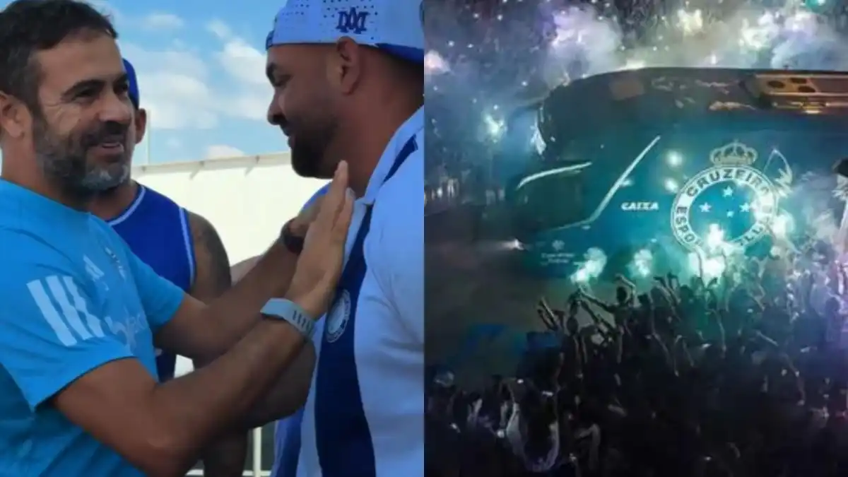 Rua de fogo e apoio da torcida marcam preparação do Cruzeiro para clássico decisivo contra o Atlético