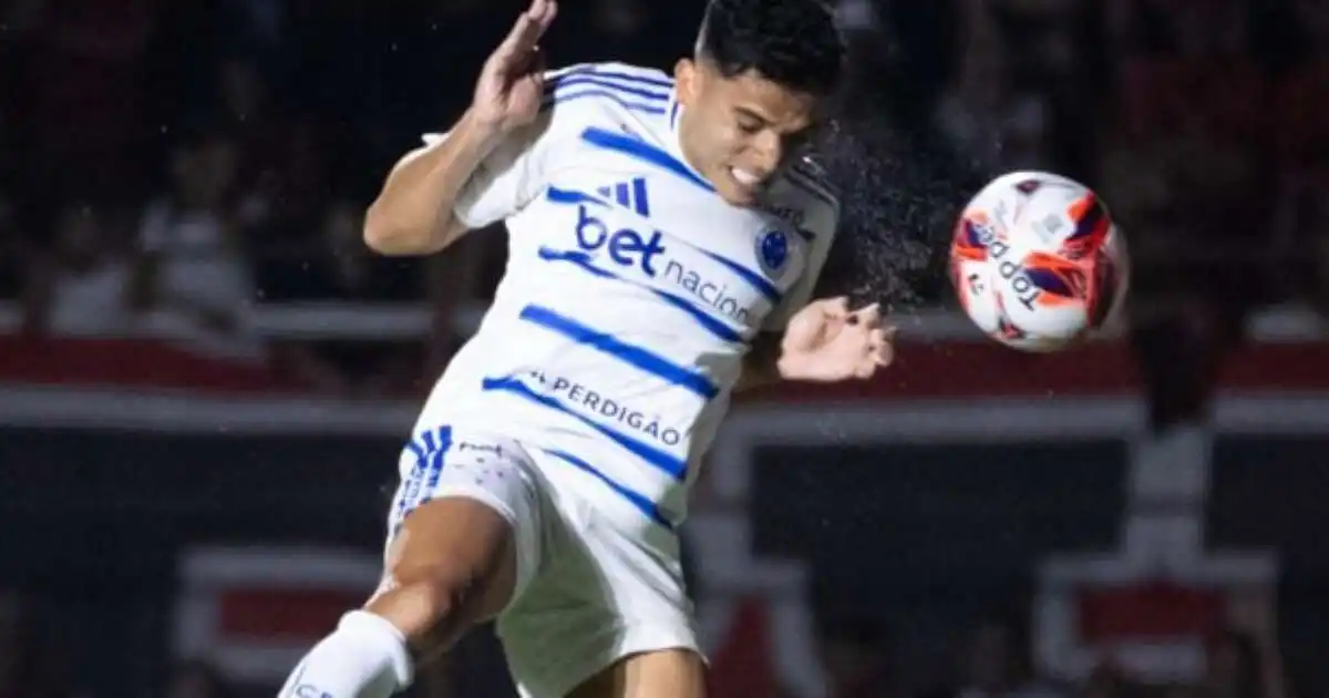 Bruno Rodrigues desfalca Cruzeiro em fase decisiva após fraturas na face e costela por choque no clássico