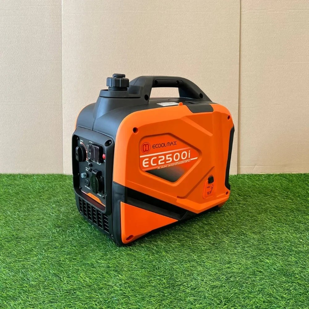 Бензиновий генератор ECOOL MAX EC2500i інверторний, з максимальною потужністю 2.8 кВт та однією фазою, для дачі та захистом
