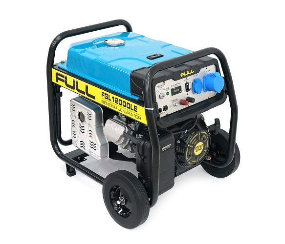 Бензиновый генератор FULL FGL 12000LE мощностью 9 кВт с баком 28 л и электростартером для резервного электроснабжения цеха