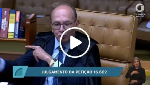 Gilmar Mendes e André Mendonça batem boca aos gritos no Plenário