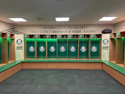 Transformação do Vestiário: Novo Espaço do Palmeiras no Nubank Parque Eleva Padrões de Conforto e Performance