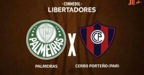 DECISÃO! Onde assistir: Palmeiras e Cerro Porteño se enfrentam em mata-mata da Libertadores