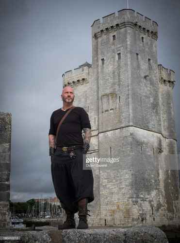 LA ROCHELLE, FRANCE - SEPTEMBER 12:  Singer Luc Arbogast poses in front of the St Nicolas Tower on S.jpg