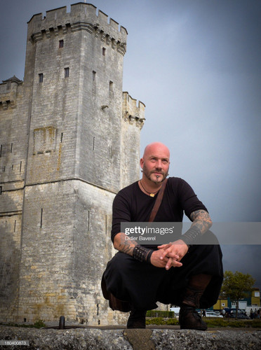 LA ROCHELLE, FRANCE - SEPTEMBER 12:  Singer Luc Arbogast poses in front of the St Nicolas Tower on S.jpg