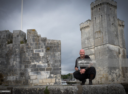 LA ROCHELLE, FRANCE - SEPTEMBER 12:  Singer Luc Arbogast poses in front of the St Nicolas Tower on S.jpg
